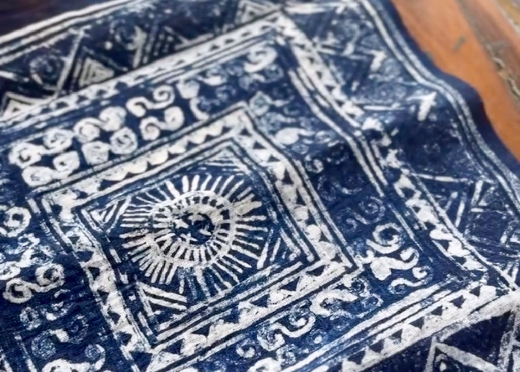Luang Prabang Itinerary for First-Timers (3 Days of Culture + Fun) 10 The finished product from the workshop after being dyed with indigo, boiled, and dried over fire.