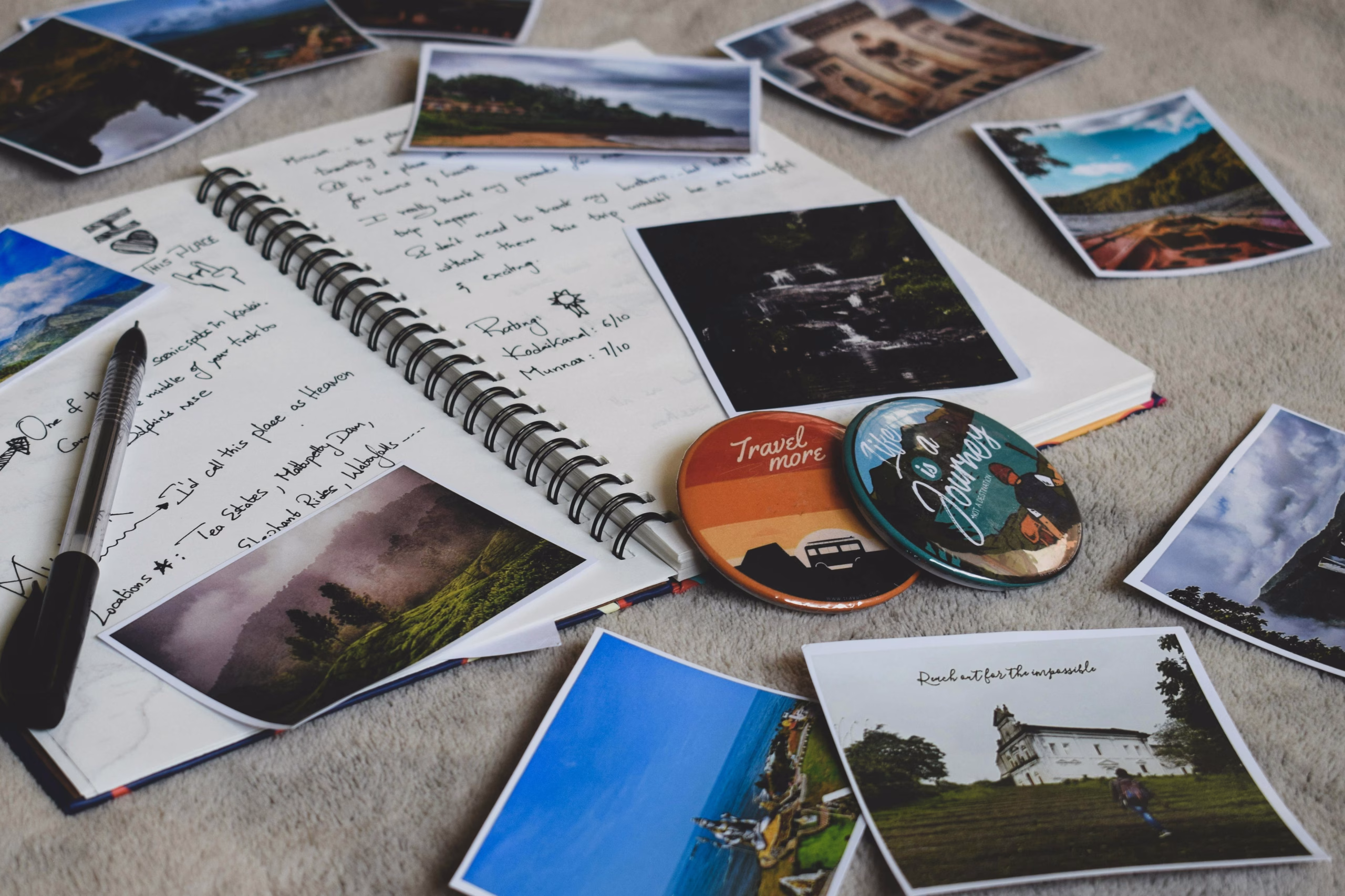 43 Thoughtful and Practical Gift Ideas for Budget Travelers 13 Assorted-photos and Notebook